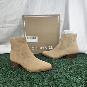 Dolce Vita Women's Fahari H20 Booties Camello Women Size 8 NWB